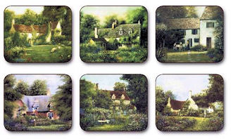 Jason Coasters In English Cottage Gardens 6 Pc (image 1)